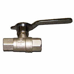 1/2" Gas Valve,Silver