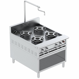 Storage Style With 4 Pan Burners