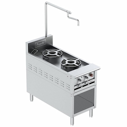 Storage Style With 2 Pan Burners