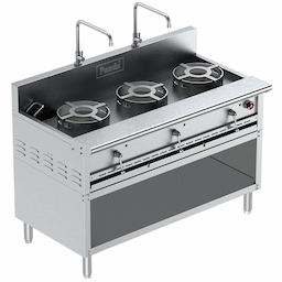 Storage Style With 3 Pan Burners