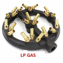 23 Tip Cast Iron Jet Burner for Wok Range, Liquid Propane Gas 80,000 BTU,PGB-23L