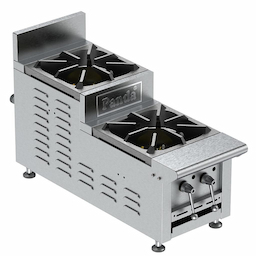 Step-up, Countertop Style With 2 Hot Plate Burners