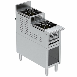 Step-up, Storage Style With 2 Hot Plate Burners