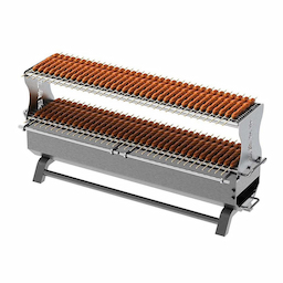 36" Double galleries Charcoal BBQ Grill