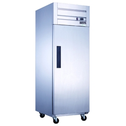 Dukers 28" Single Door Reach In Freezer, Top Mount Compressor