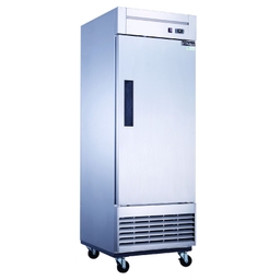 Dukers 28" Single Door Reach In Freezer, Bottom Mount Compressor