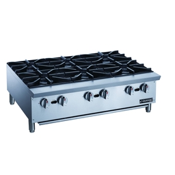 Dukers 36" Six Burner Hot Plate