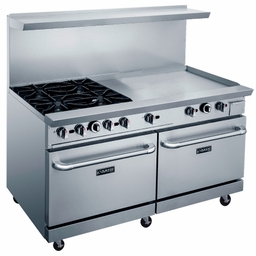 Dukers 60" Mix Top Gas Oven Range