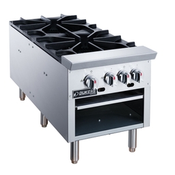 Dukers 18" Double Burner Stock Pot Range