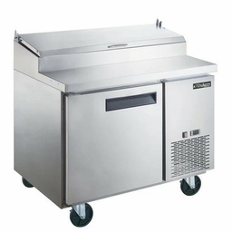 Dukers 45" Single Door Pizza Prep Station Refrigerator