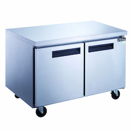 Dukers 61" Double Door Undercounter Freezer